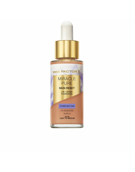 Sérum Perfeccionador Max Factor MIRACLE PURE Nº 60-80 Light to Medium 30 ml