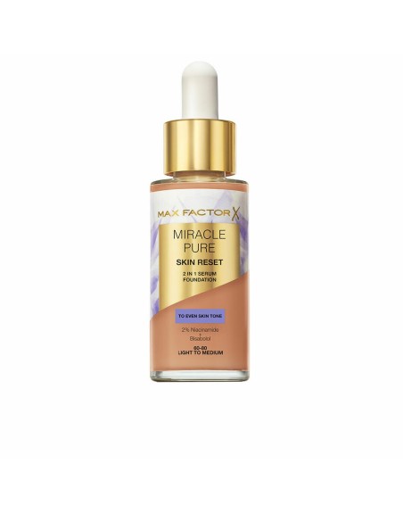 Sérum Perfeccionador Max Factor MIRACLE PURE Nº 60-80 Light to Medium 30 ml