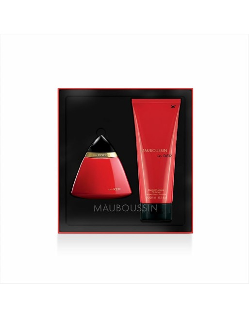 Set mit Herrenparfüm Mauboussin In Red 100 ml 2 Stücke