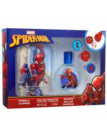 Parfum pour enfant Air-Val SPIDERMAN EDT 50+PINBALL EDT 50 ml 3 Pièces