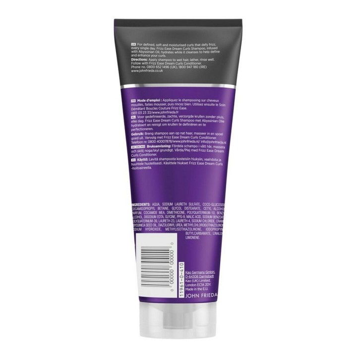 Shampoo til definerede krøller Frizz Ease John Frieda (250 ml)