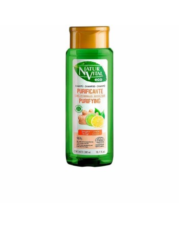 Rensende shampoo Naturvital Eco Citron Ingefær (300 ml)