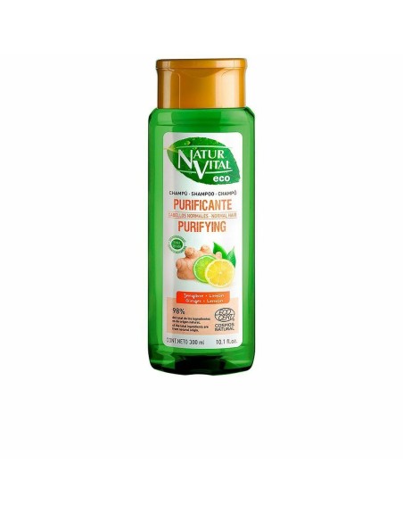 Purifying Shampoo Naturvital Eco Lemon Ginger (300 ml)