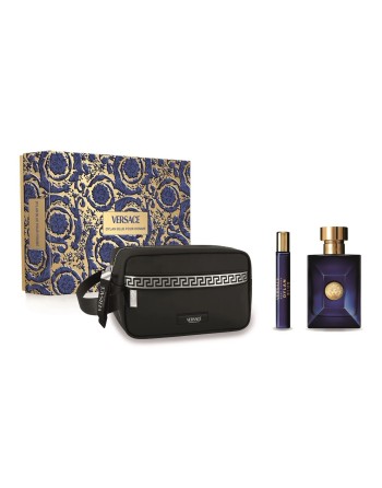 Men's Perfume Set Versace Dylan Blue EDT 3 Pieces