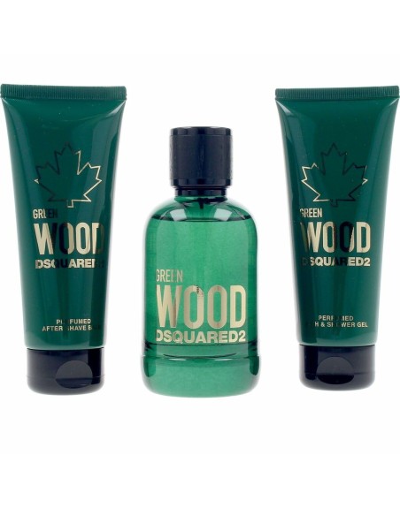 Set mit Damenparfüm Dsquared2 GREEN WOOD 3 Stücke