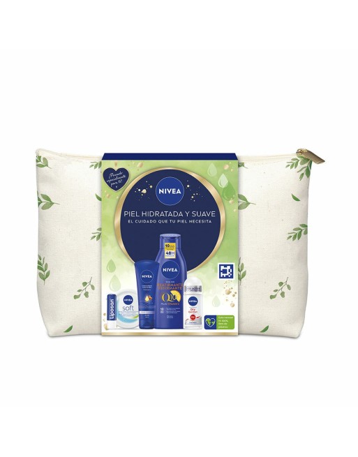 Kosmetiksæt Nivea PIEL HIDRATADA Y SUAVE 5 Dele
