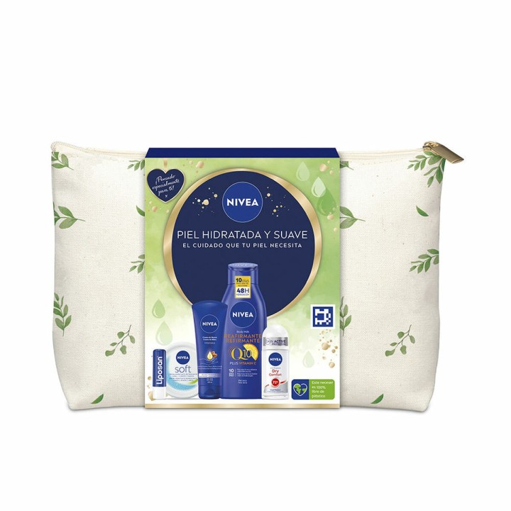 Kosmetiksæt Nivea PIEL HIDRATADA Y SUAVE 5 Dele