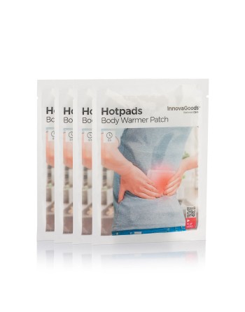 Selbsthaftende Wärme-Pflaster Hotpads InnovaGoods (4Er pack)