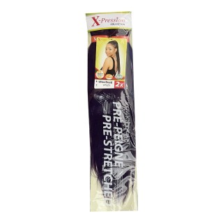 Extensions til håret X-Pression Pre Peigne Violet 2 enheder