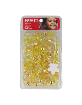 Perles Red Kiss Kiss L Jaune 240 Pièces