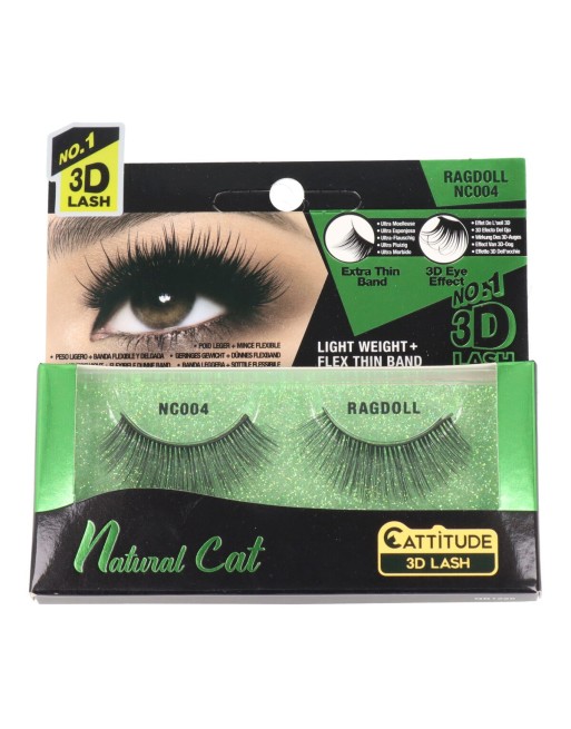 False Eyelashes Ebin New York Natural Cat Ragdoll