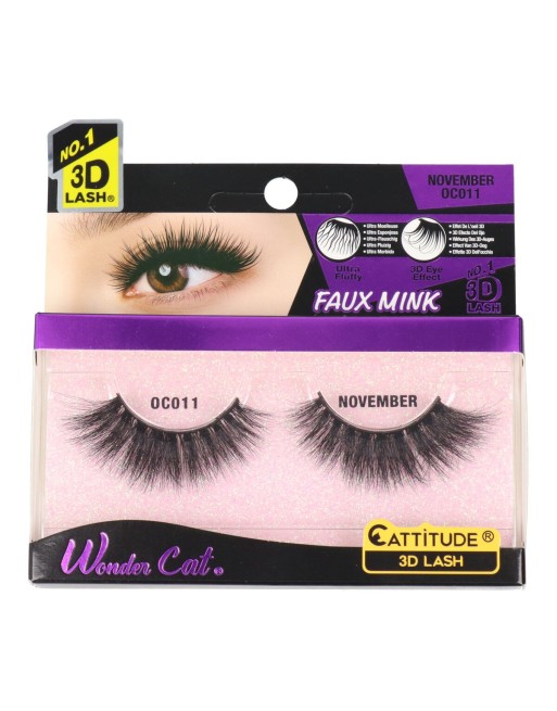 Falsche Wimpern Ebin New York Wonder Cat November