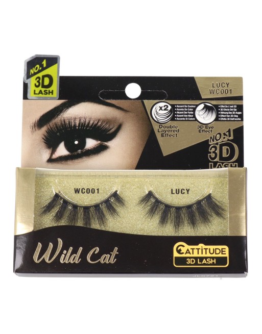 False Eyelashes Ebin New York Wild Cat Lucy