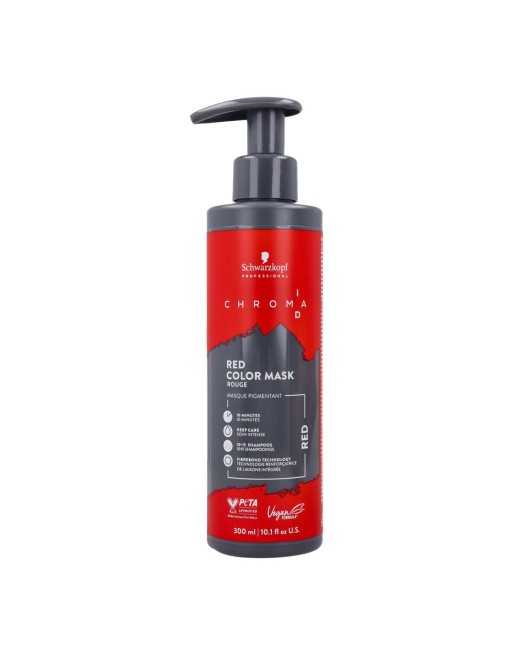 Semi-permanent coloring mask Schwarzkopf Igora Chroma Red 300 ml