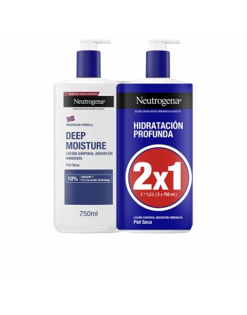 Loción Corporal Neutrogena NEUTROGENA HIDRATACIÓN PROFUNDA 750 ml x 2