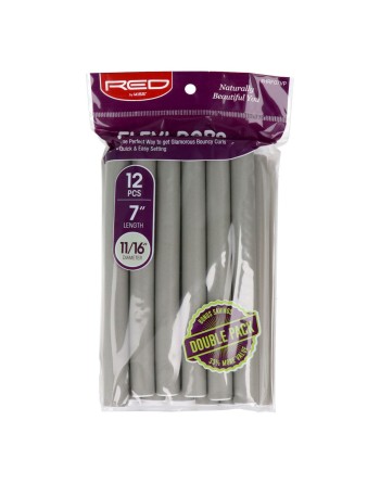 Hair rollers Red Kiss Kiss Flexi 12 Pieces
