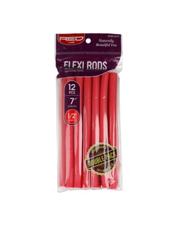 Hair rollers Red Kiss Kiss Flexi 12 Pieces