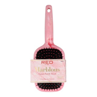 Børste til Glatning af Håret Red Kiss Kiss Marblous Pink Firkantet