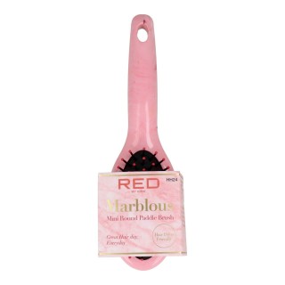 Cepillo Desenredante Red Kiss Kiss Marblous Rosa Redondo
