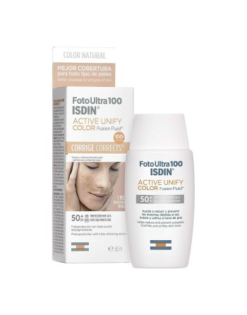 Sun Protection with Colour Isdin Spf 50 50 ml