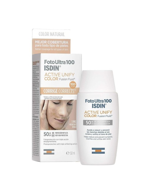 Sun Protection with Colour Isdin Spf 50 50 ml