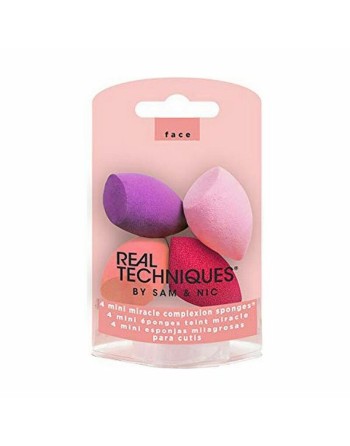 Éponges de maquillage Miracle Complexion Mini Real Techniques 1492 (4 pcs) 4 Pièces