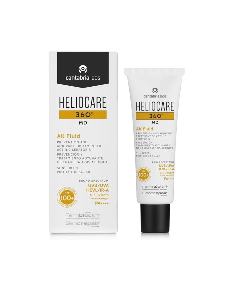 Écran solaire visage Heliocare 360 Md Ak Fluid 50 ml