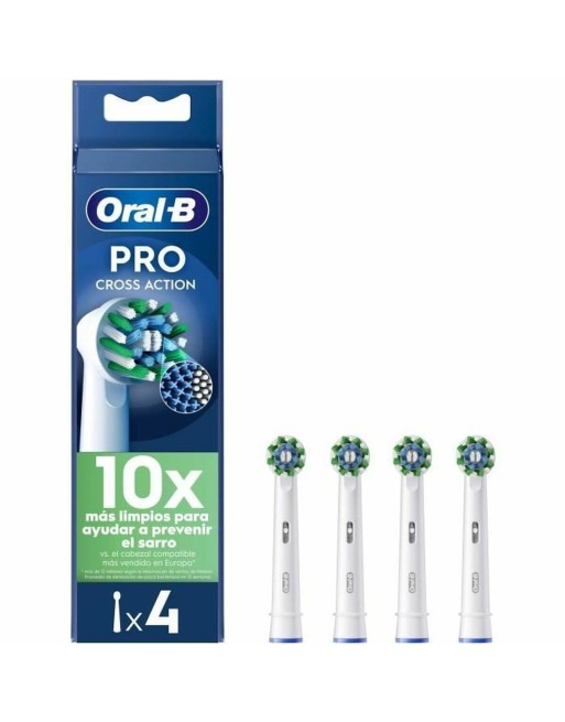 Recambio para Cepillo de Dientes Eléctrico Oral-B Pro Cross Action Blanco