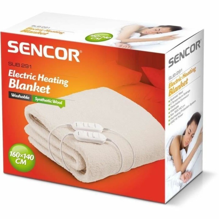 Termisk tæppe Sencor SUB 291 120 W Hvid