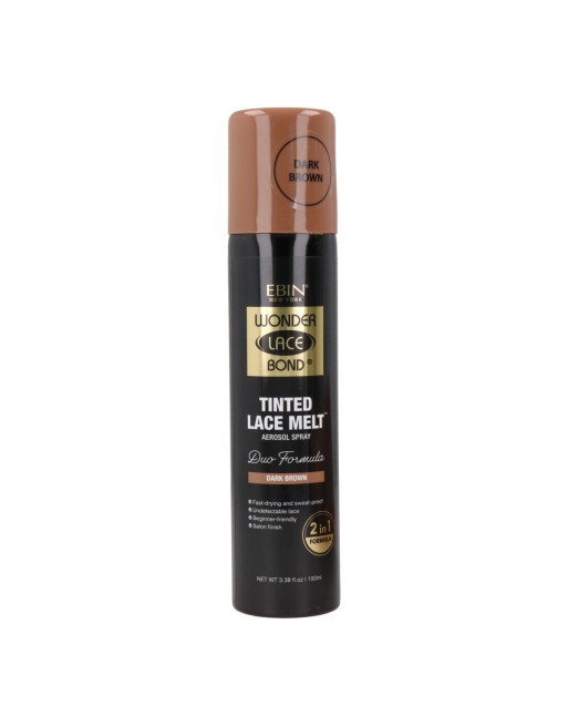 Parykfarve Ebin New York Tinted Lace Melt Dark Brown 100 ml