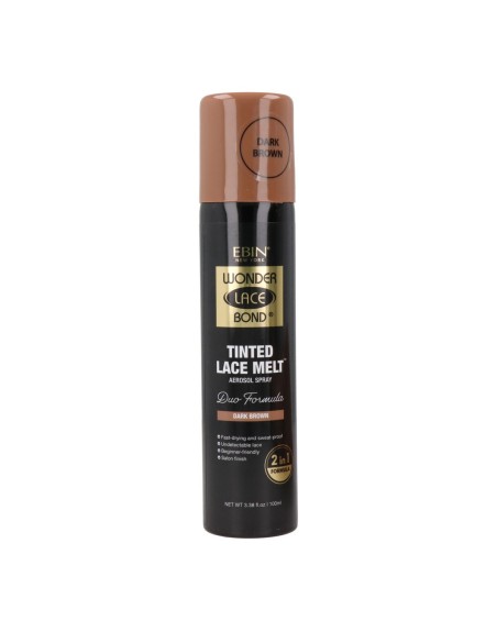 Parykfarve Ebin New York Tinted Lace Melt Dark Brown 100 ml