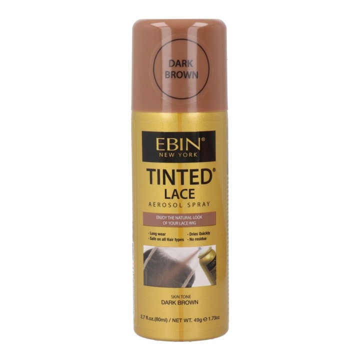 Parykfarve Ebin New York Tinted Lace Dark Brown 80 ml