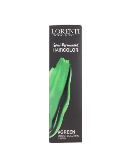 Tinte Semipermanente Lorenti Haircolor Verde 200 ml
