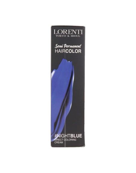 Halvpermanent farvning Lorenti Haircolor Blå 200 ml