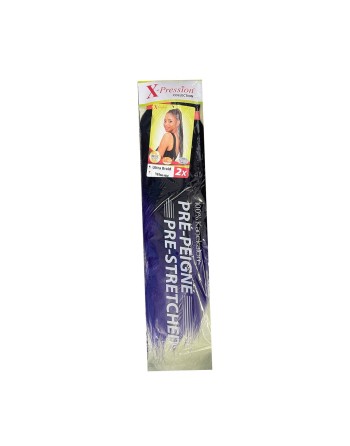 Hair extensions X-Pression Pre-Peigne T1b/Blue 2 Units