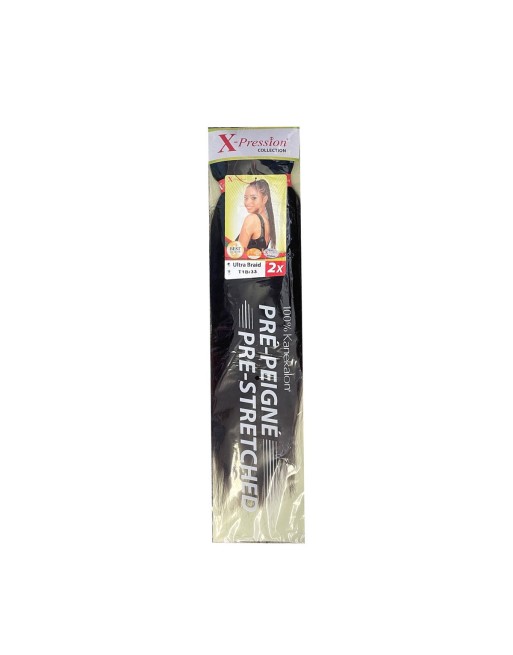 Extension per i Capelli X-Pression Pre-Peigne T1b/33 2 Unità