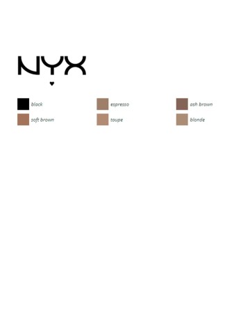 Make-up til Øjenbryn Precision NYX (0,13 g)