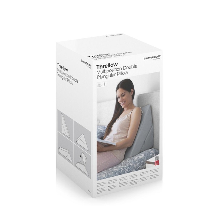 Almohada Triangular Multiposición de Doble de Cuña Threllow InnovaGoods