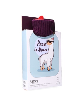 Bolsa de Agua Caliente EDM 76777 Celeste Lana 2 L