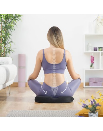 Gel & Bamboo Charcoal Cushion with Removable Cover Charnut InnovaGoods