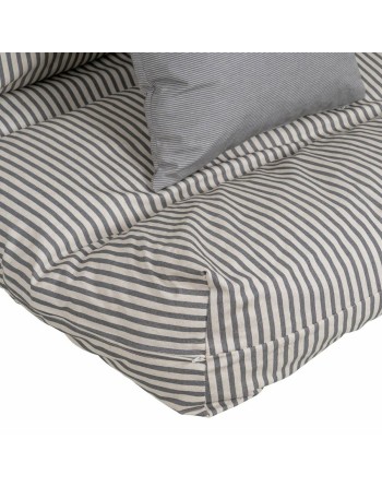Cushion 4 Pieces Grey 120 x 80 cm