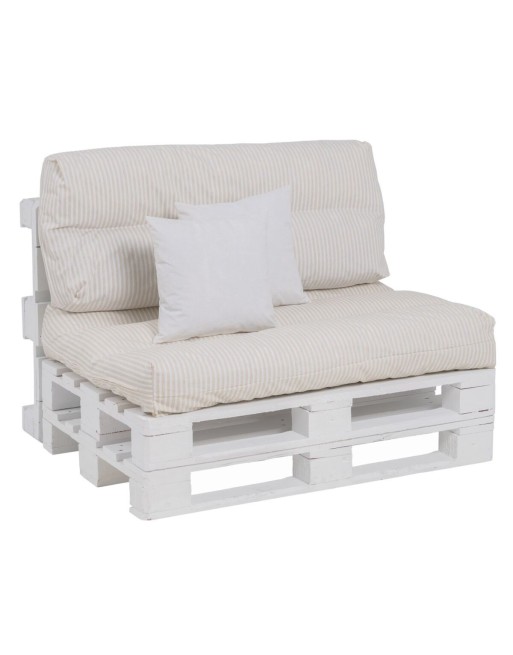 Cuscino 4 Pezzi Beige 120 x 80 cm