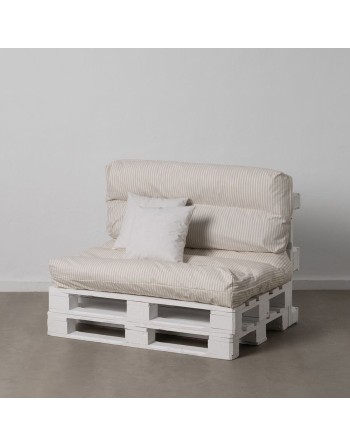 Cuscino 4 Pezzi Beige 120 x 80 cm