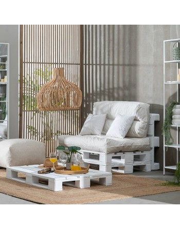 Cuscino 4 Pezzi Beige 120 x 80 cm