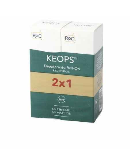 Déodorant Roll-On Roc Keops On Piel Normal Peau normale 30 ml x 2