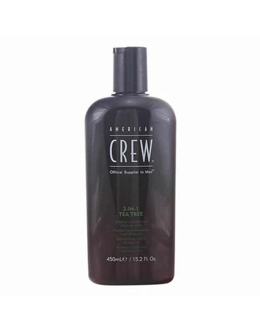 Shampooing American Crew Tea Tree 3-IN-1 (450 ml) 450 ml