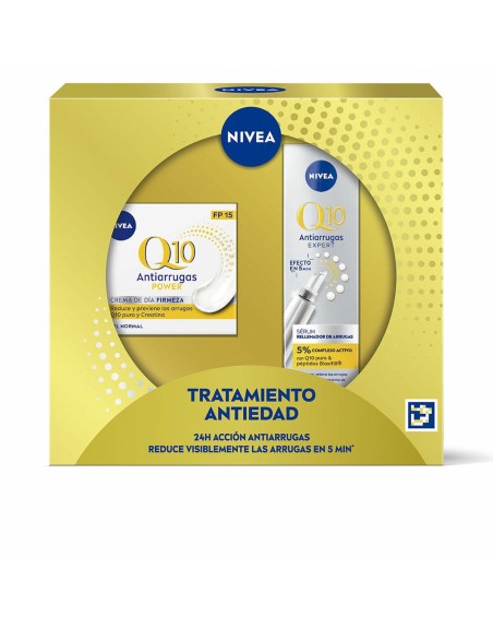 Kosmetik sæt til kvinder Nivea Q10 ANTI-ARRUGAS Anti-Age Q10 2 Dele