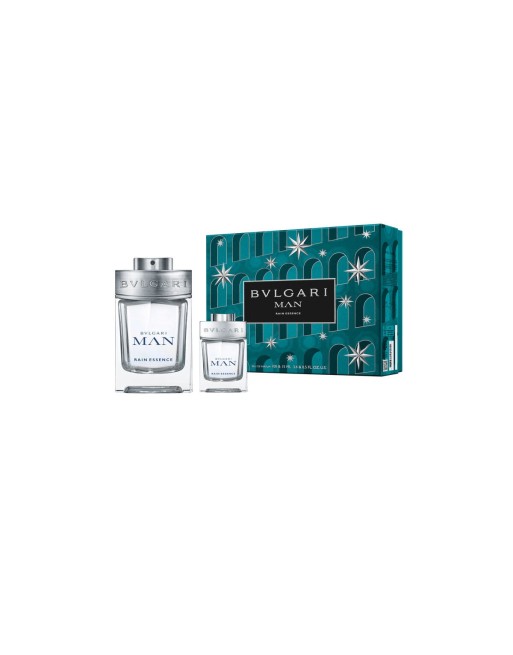 Set de Perfume Hombre Bvlgari Man Rain Essence EDP 2 Piezas