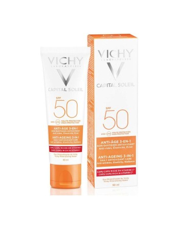 Anti-Ageing Cream Vichy Capital Soleil 50 ml Antioxidant 3-in-1