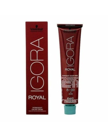 Permanent Dye Igora Royal Schwarzkopf Igora Royal 8-00 Nº 8-00 Nº 9.0-rubio muy claro Nº 8.0-rubio claro 60 ml
